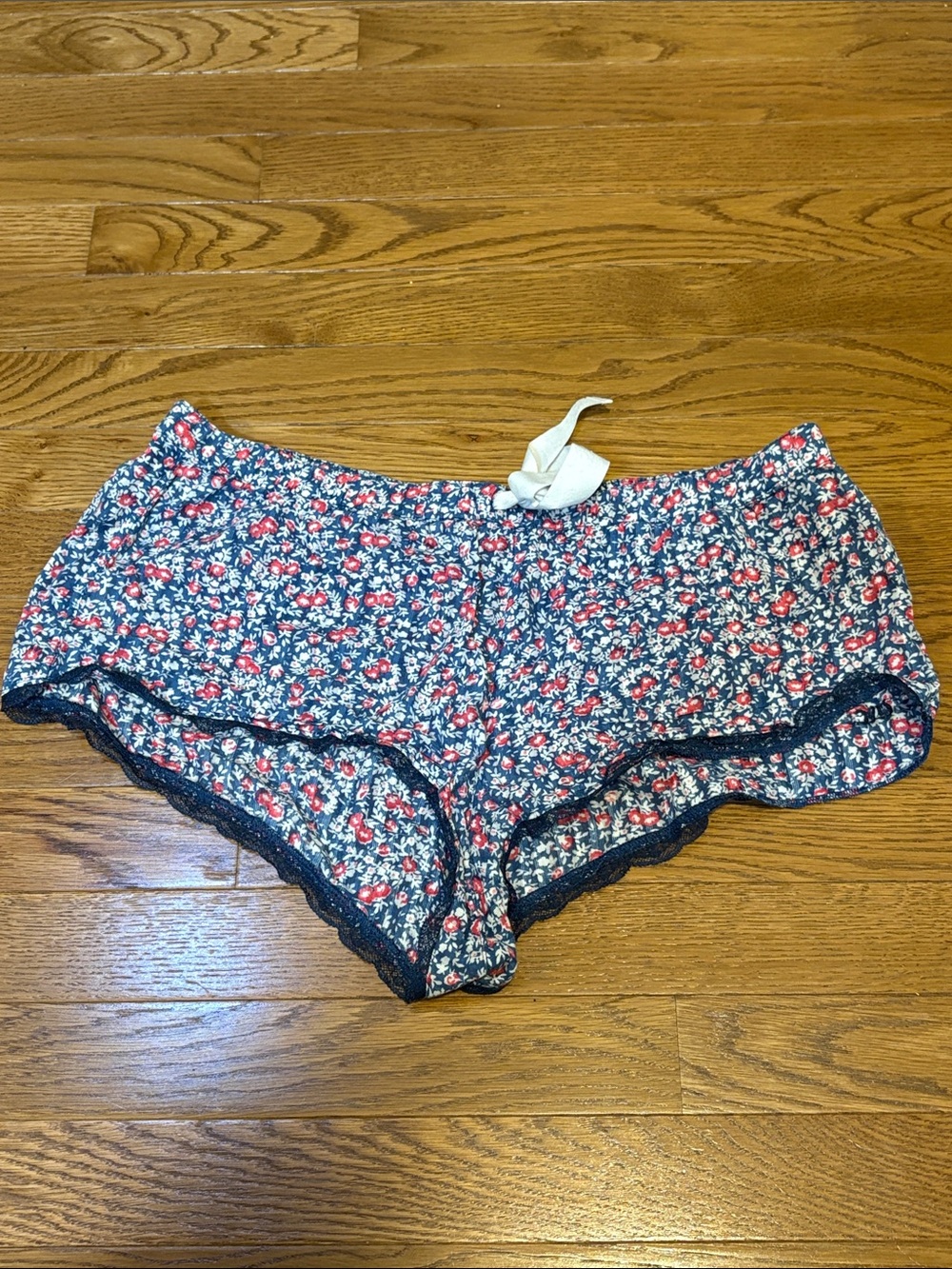 Abercrombie and Fitch | Blue & Whie Pajama Sleep Shorts Size Large